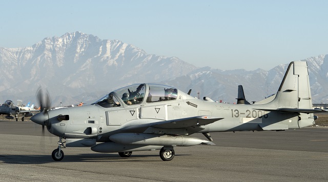 Four Super Tucanos delivered to Afghan air force