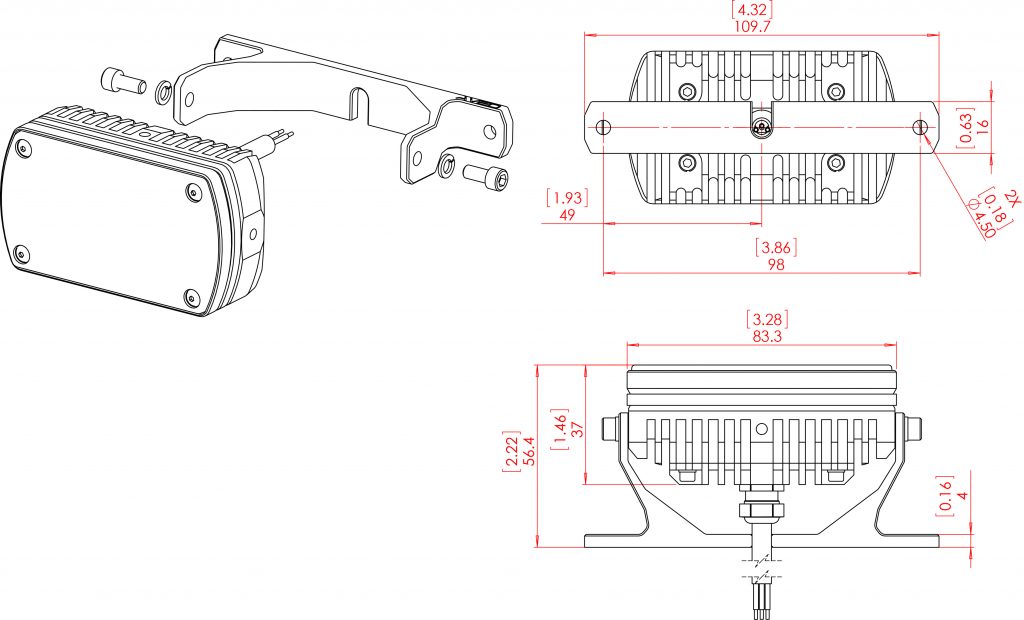 Horizontal bracket Horizontal bracket