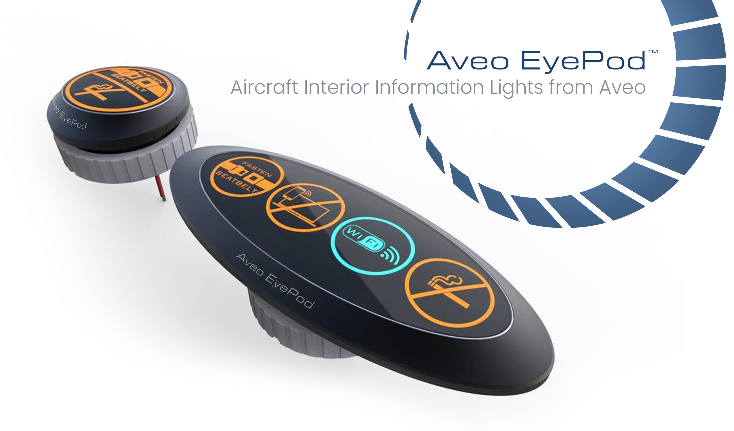 Aveo EyePod - Aircraft Interior Information Lights from Aveo