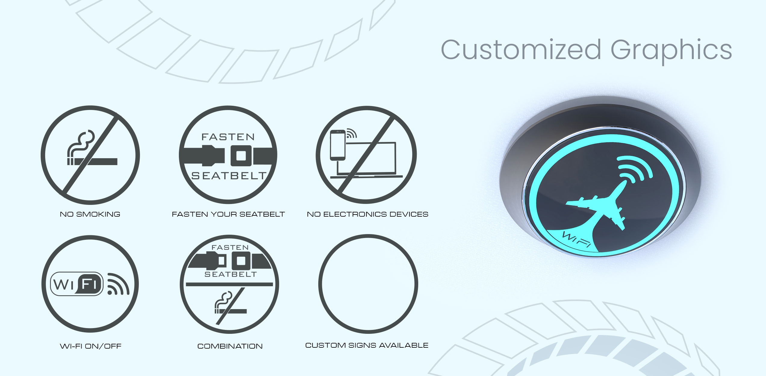 Aveo EyePod - Aircraft Interior Information Lights from Aveo