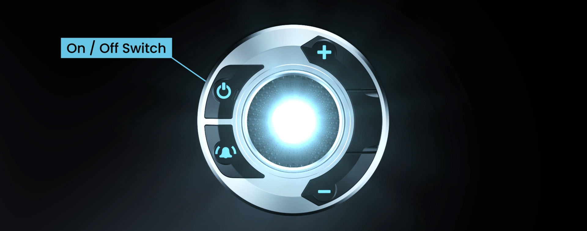 EyeBeam VIP / PSU - Dimmable tiltable map or reading light with custom function EyeBeam VIP / PSU - Dimmable tiltable map or reading light with custom function