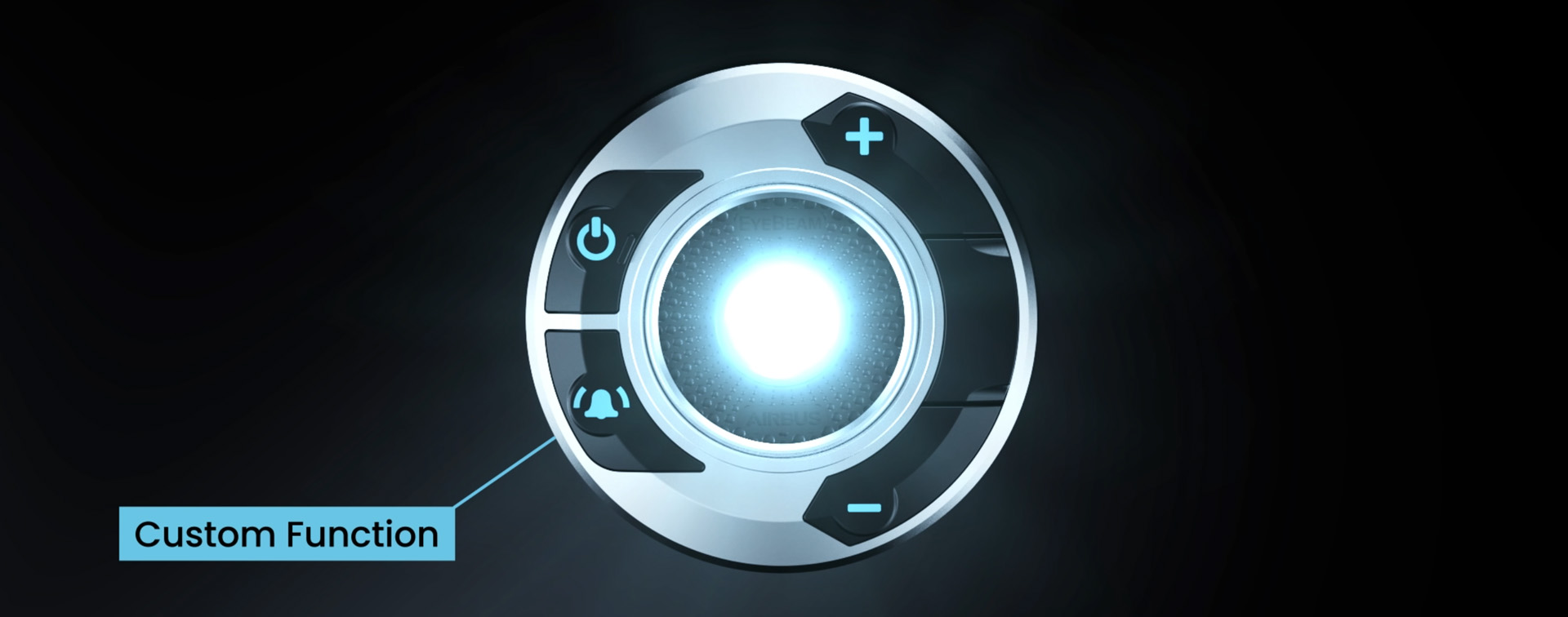 EyeBeam VIP / PSU - Dimmable tiltable map or reading light with custom function EyeBeam VIP / PSU - Dimmable tiltable map or reading light with custom function