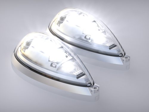 Pegasus - wingtip navigation strobe position light with 2 or 3 hole mounting patterns