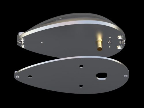 Pegasus - wingtip navigation strobe position light with 2 or 3 hole mounting patterns